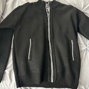 Source Unknown Black Jacket with Silver Accents